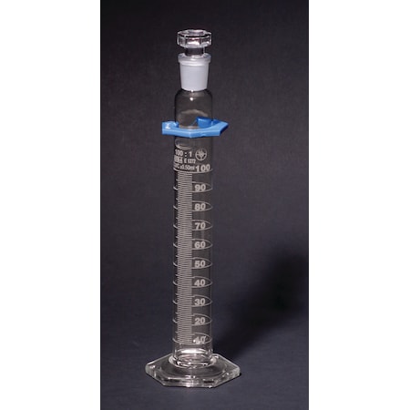 UNITED SCIENTIFIC Graduated Cylinder, Dbl Scale, Class A,  CY2981-100